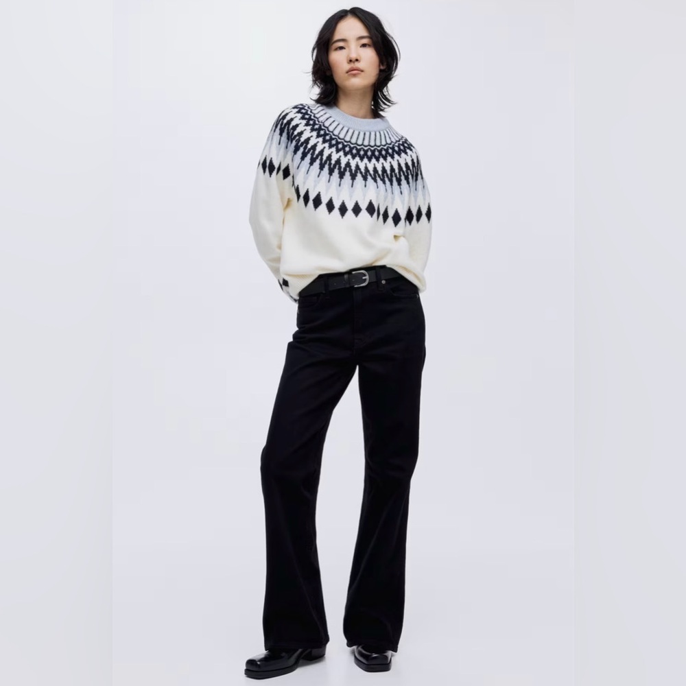 H&M Jacquard Knit  Sweater